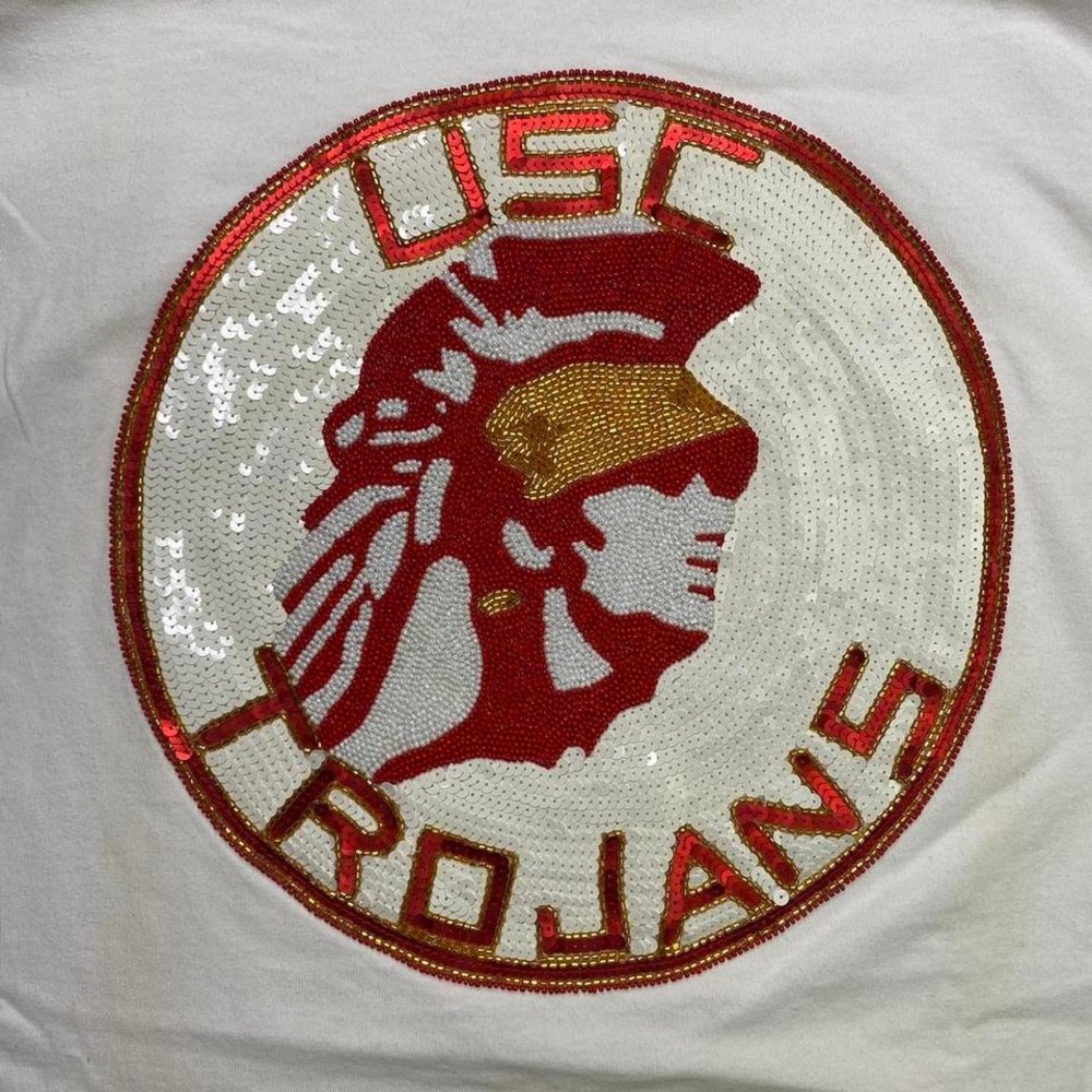 Vintage 90s USC Trojans‎ college sequence shirt